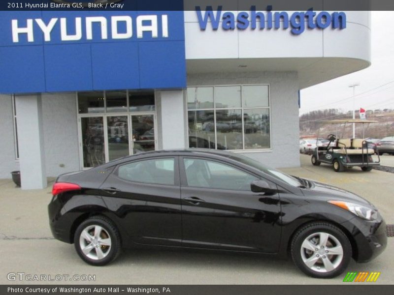 Black / Gray 2011 Hyundai Elantra GLS