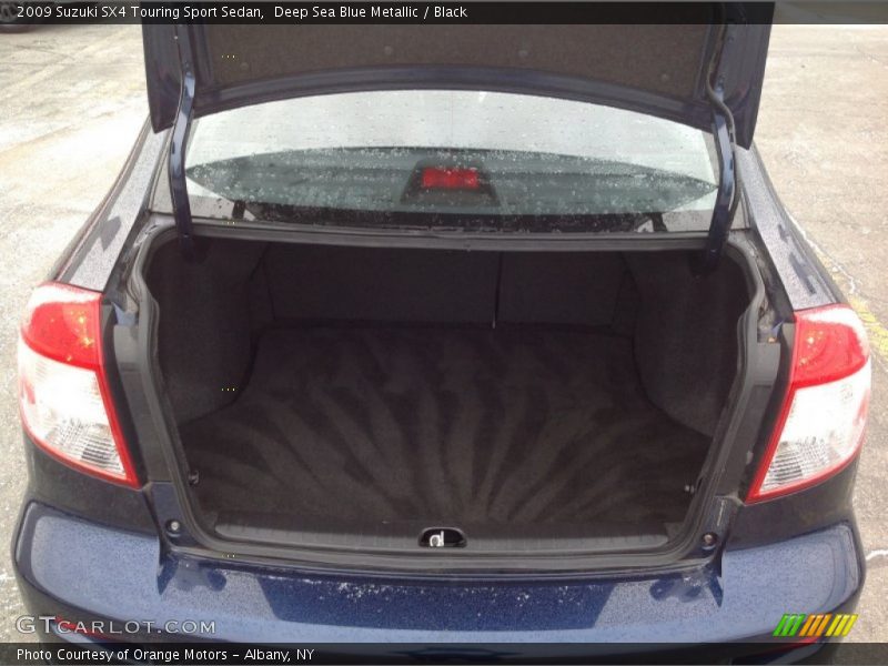 Deep Sea Blue Metallic / Black 2009 Suzuki SX4 Touring Sport Sedan