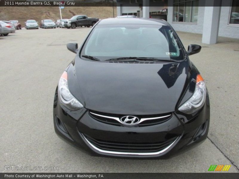 Black / Gray 2011 Hyundai Elantra GLS