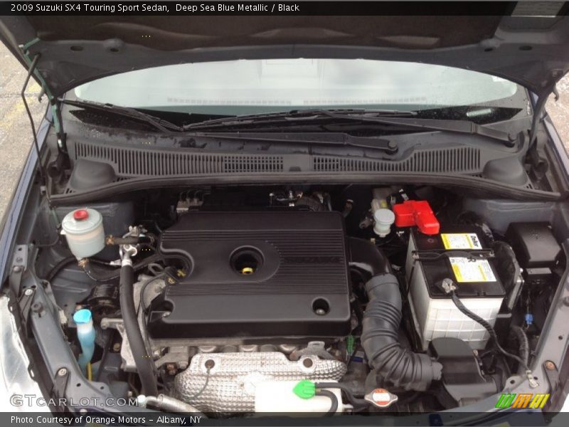 Deep Sea Blue Metallic / Black 2009 Suzuki SX4 Touring Sport Sedan