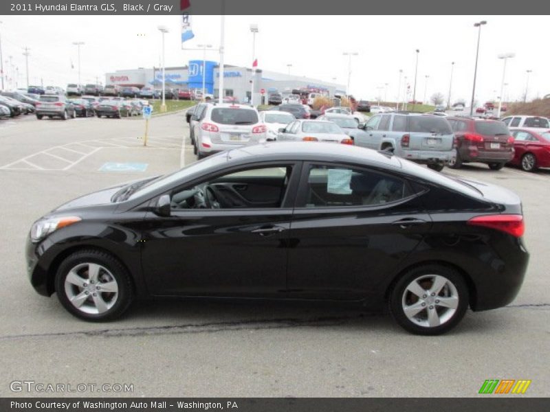 Black / Gray 2011 Hyundai Elantra GLS