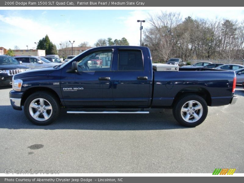 Patriot Blue Pearl / Medium Slate Gray 2006 Dodge Ram 1500 SLT Quad Cab