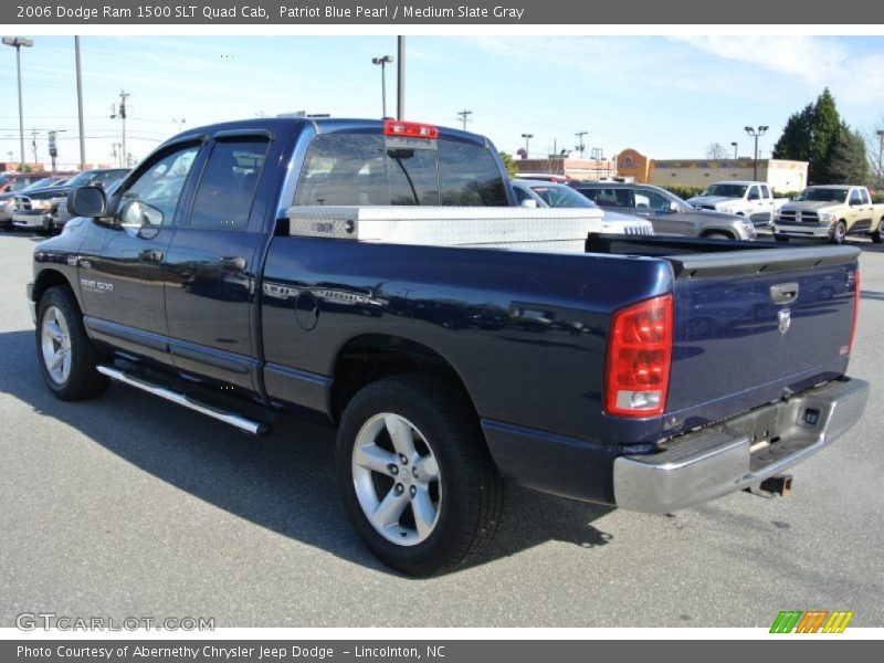 Patriot Blue Pearl / Medium Slate Gray 2006 Dodge Ram 1500 SLT Quad Cab