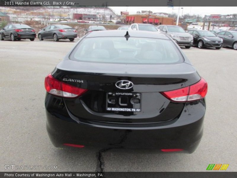 Black / Gray 2011 Hyundai Elantra GLS