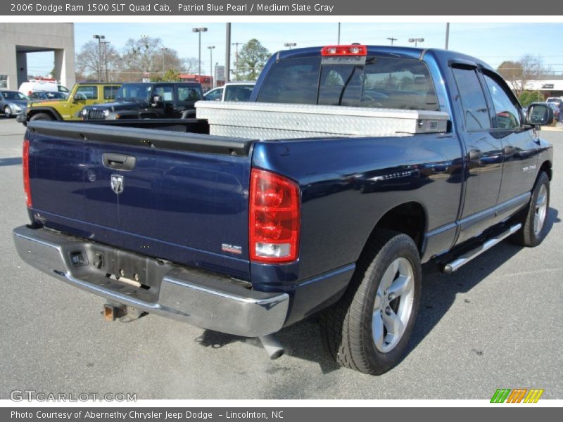 Patriot Blue Pearl / Medium Slate Gray 2006 Dodge Ram 1500 SLT Quad Cab