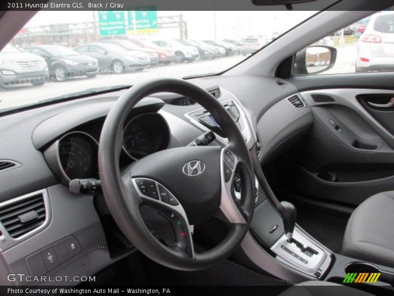 Black / Gray 2011 Hyundai Elantra GLS
