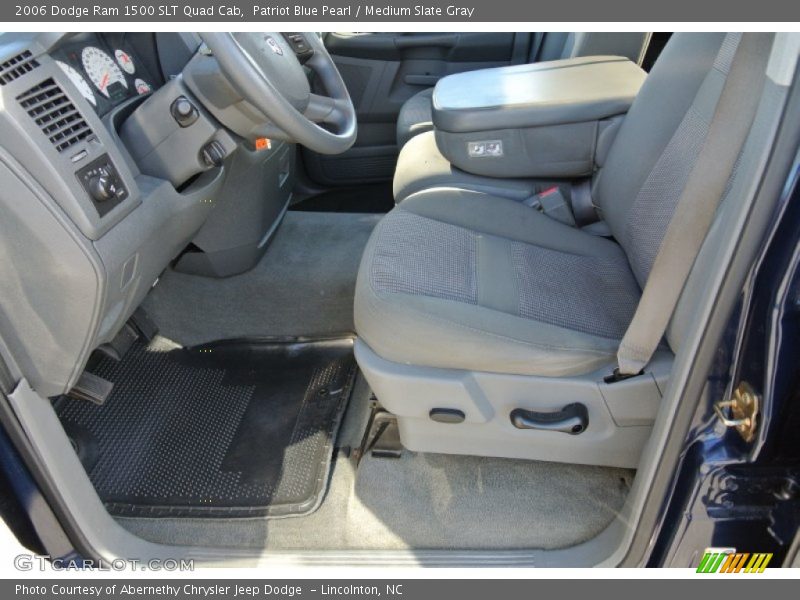 Patriot Blue Pearl / Medium Slate Gray 2006 Dodge Ram 1500 SLT Quad Cab