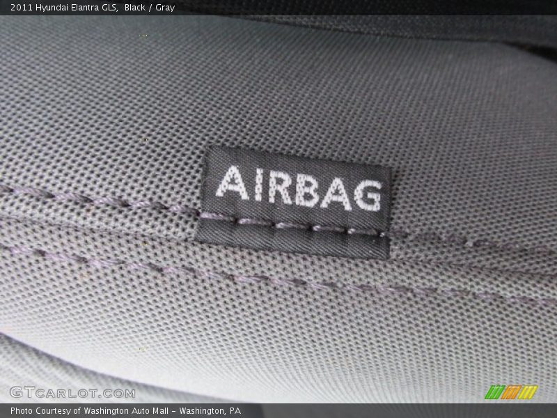 Black / Gray 2011 Hyundai Elantra GLS