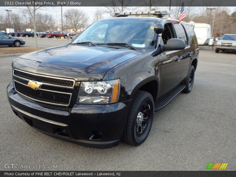 Front 3/4 View of 2012 Tahoe Police