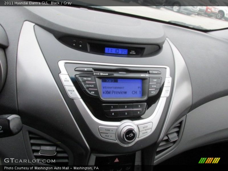 Black / Gray 2011 Hyundai Elantra GLS