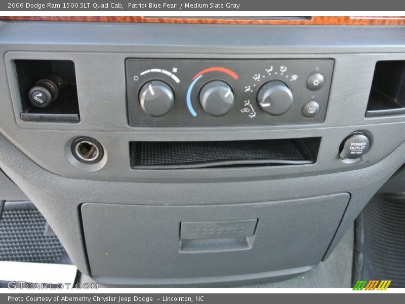 Patriot Blue Pearl / Medium Slate Gray 2006 Dodge Ram 1500 SLT Quad Cab