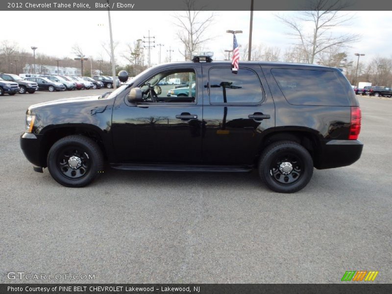  2012 Tahoe Police Black