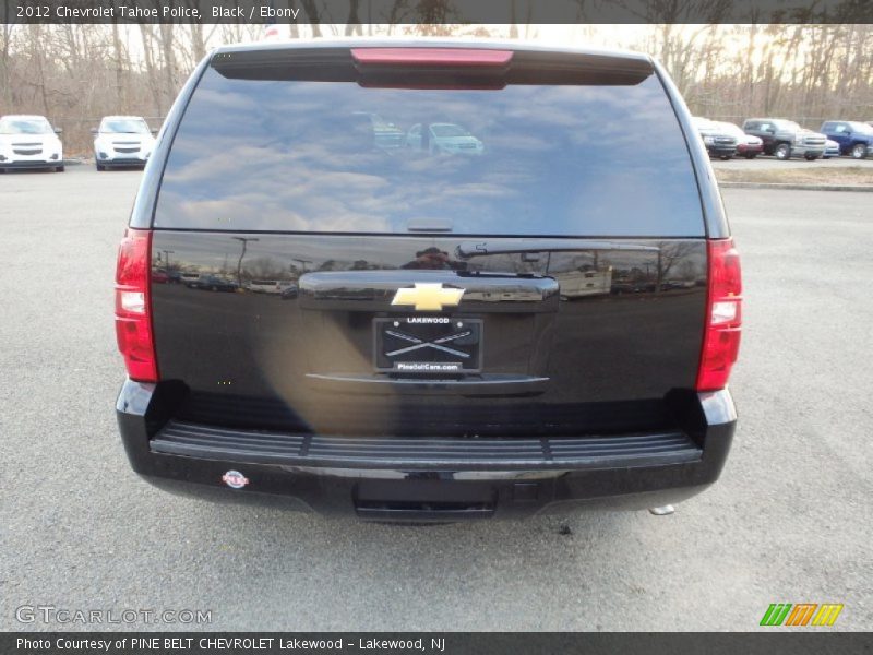 Black / Ebony 2012 Chevrolet Tahoe Police