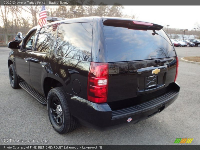 Black / Ebony 2012 Chevrolet Tahoe Police