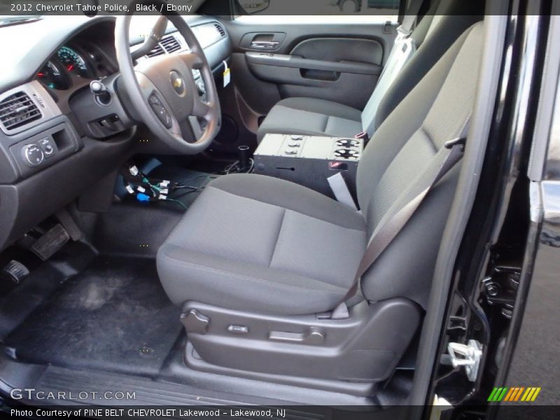 Front Seat of 2012 Tahoe Police