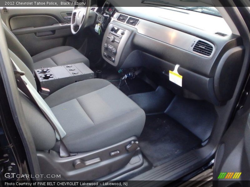  2012 Tahoe Police Ebony Interior