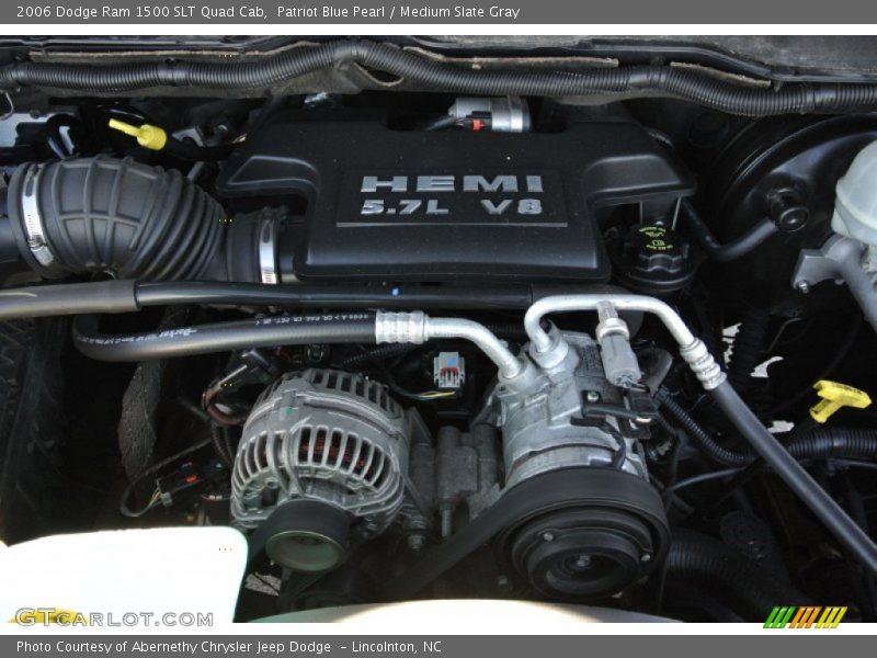 Patriot Blue Pearl / Medium Slate Gray 2006 Dodge Ram 1500 SLT Quad Cab