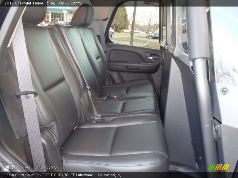 Rear Seat of 2012 Tahoe Police