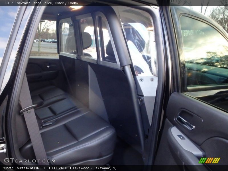 Rear Seat of 2012 Tahoe Police