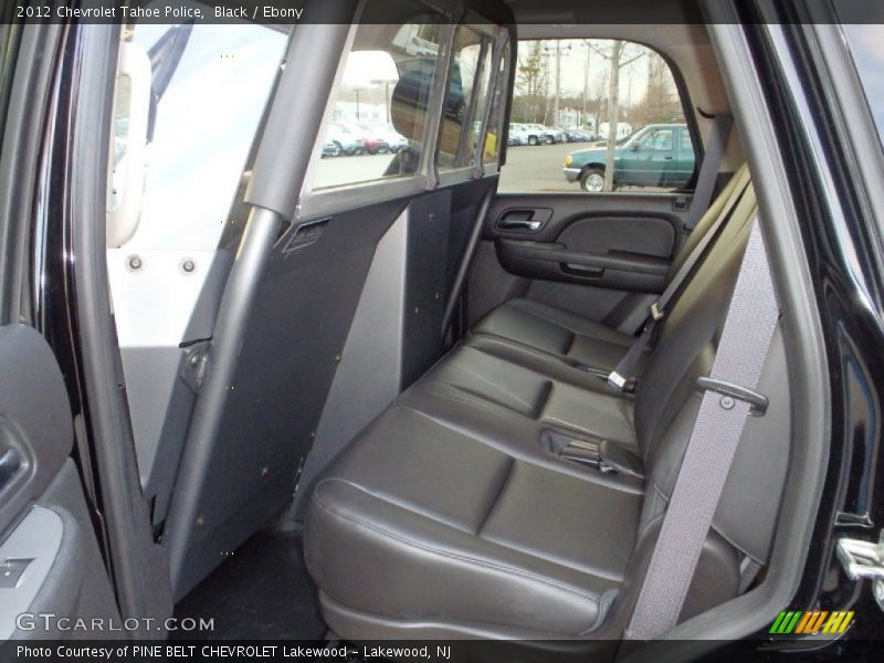 Rear Seat of 2012 Tahoe Police