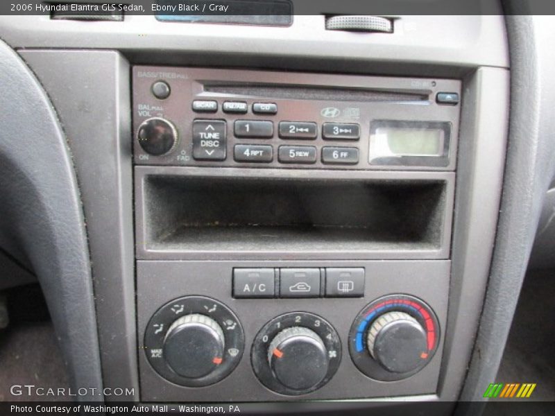 Ebony Black / Gray 2006 Hyundai Elantra GLS Sedan