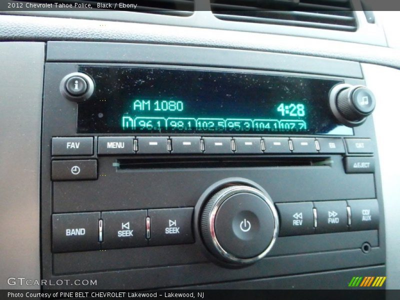Audio System of 2012 Tahoe Police