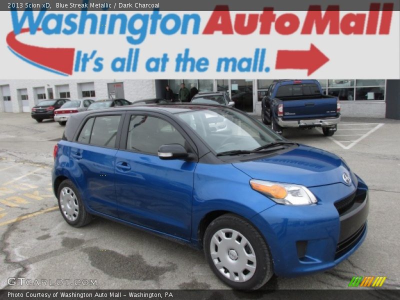 Blue Streak Metallic / Dark Charcoal 2013 Scion xD
