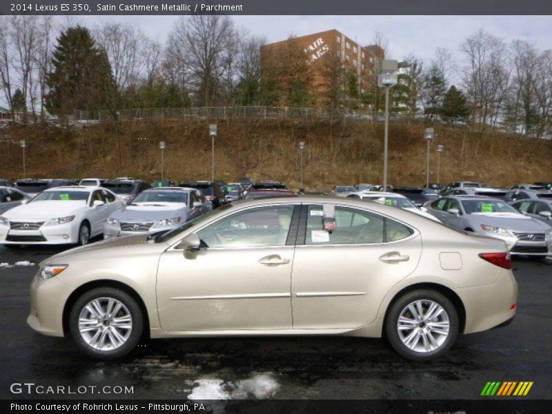 Satin Cashmere Metallic / Parchment 2014 Lexus ES 350