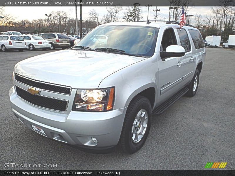 Sheer Silver Metallic / Ebony 2011 Chevrolet Suburban LT 4x4