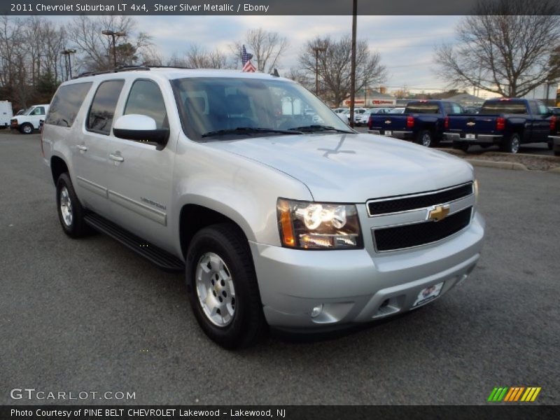 Sheer Silver Metallic / Ebony 2011 Chevrolet Suburban LT 4x4
