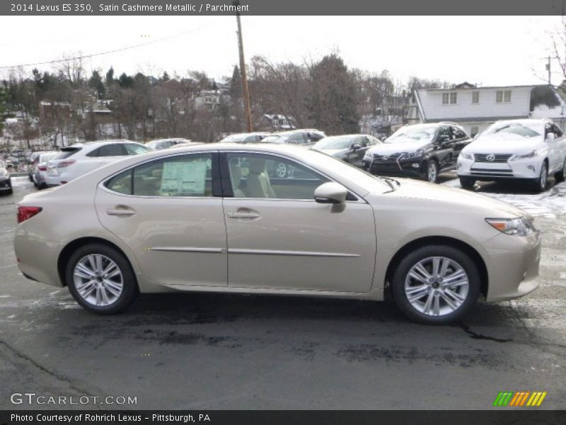 Satin Cashmere Metallic / Parchment 2014 Lexus ES 350