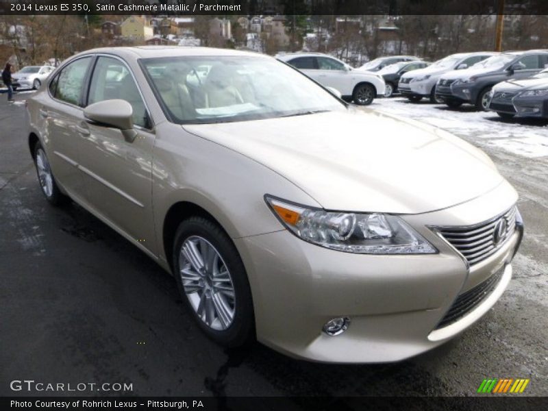 Satin Cashmere Metallic / Parchment 2014 Lexus ES 350