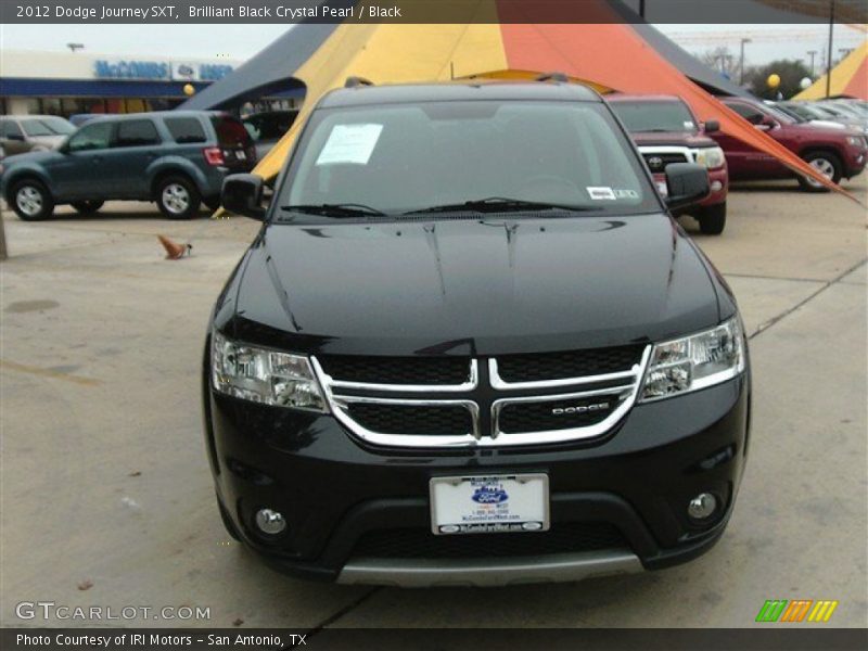 Brilliant Black Crystal Pearl / Black 2012 Dodge Journey SXT