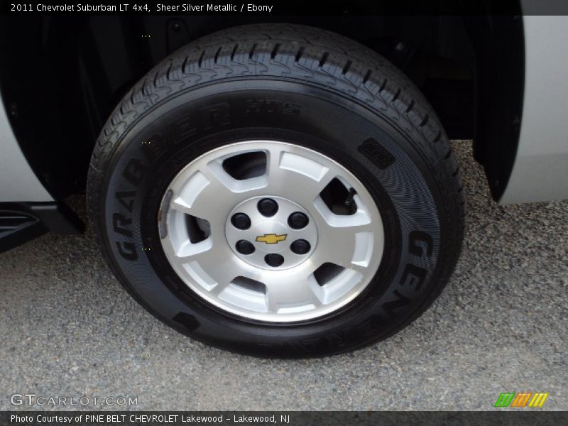 Sheer Silver Metallic / Ebony 2011 Chevrolet Suburban LT 4x4
