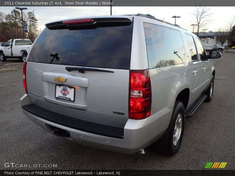 Sheer Silver Metallic / Ebony 2011 Chevrolet Suburban LT 4x4