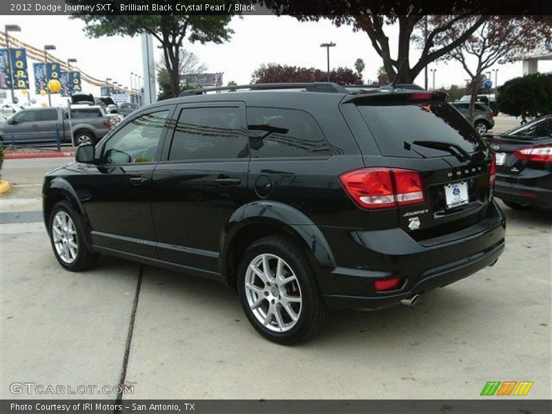 Brilliant Black Crystal Pearl / Black 2012 Dodge Journey SXT
