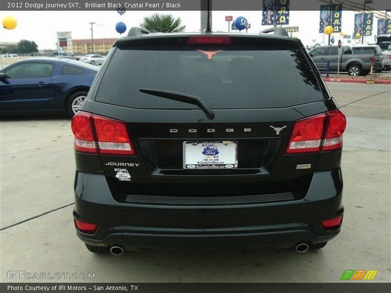 Brilliant Black Crystal Pearl / Black 2012 Dodge Journey SXT