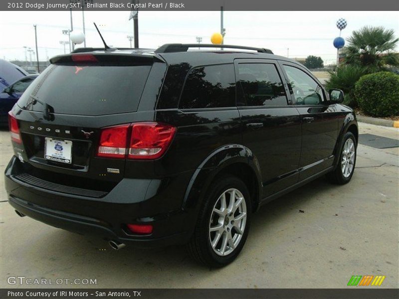 Brilliant Black Crystal Pearl / Black 2012 Dodge Journey SXT