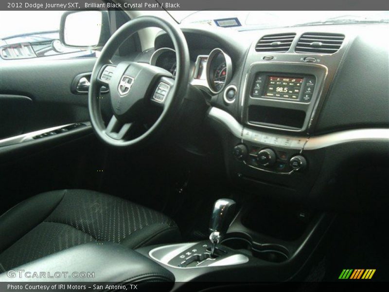 Brilliant Black Crystal Pearl / Black 2012 Dodge Journey SXT