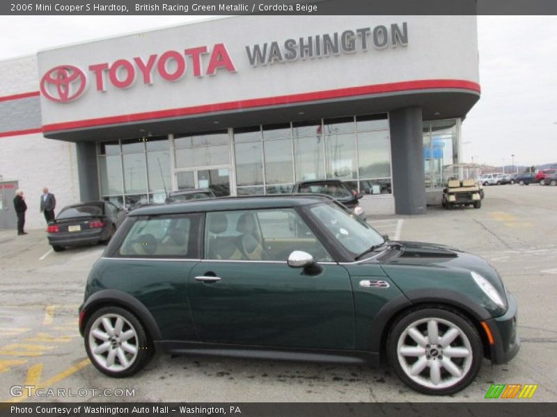 British Racing Green Metallic / Cordoba Beige 2006 Mini Cooper S Hardtop