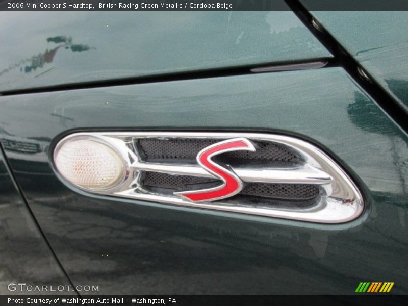 British Racing Green Metallic / Cordoba Beige 2006 Mini Cooper S Hardtop