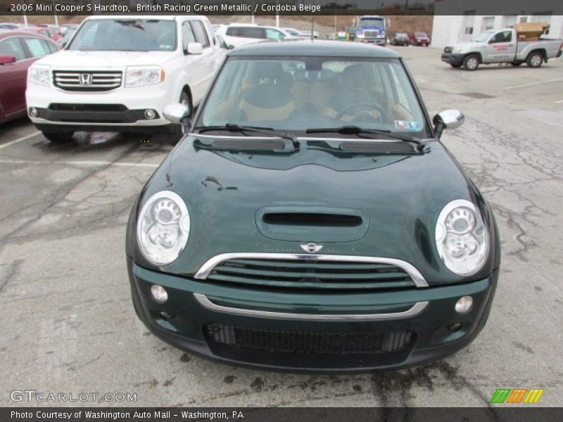 British Racing Green Metallic / Cordoba Beige 2006 Mini Cooper S Hardtop