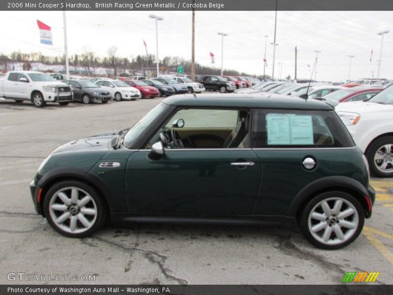 British Racing Green Metallic / Cordoba Beige 2006 Mini Cooper S Hardtop