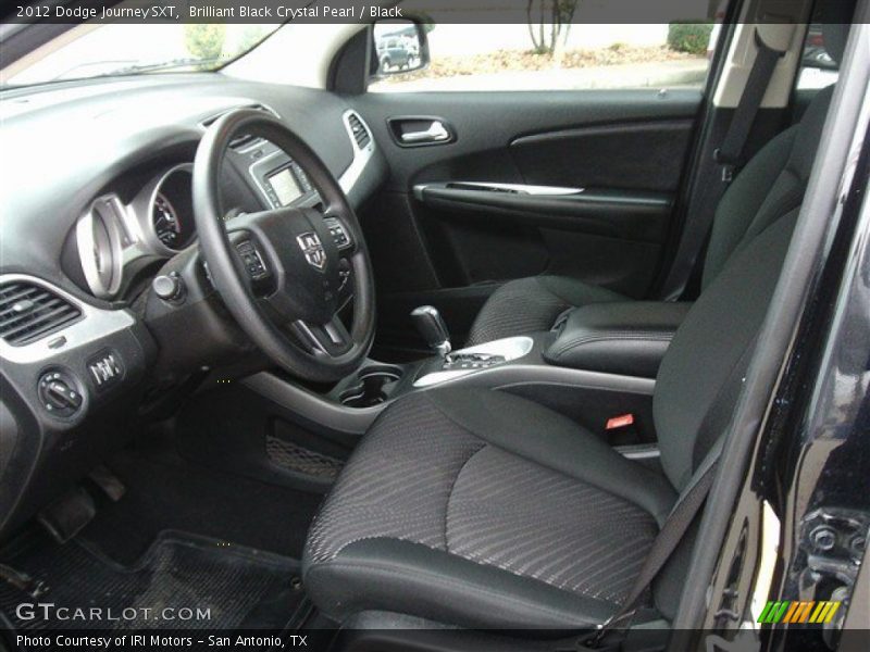 Brilliant Black Crystal Pearl / Black 2012 Dodge Journey SXT