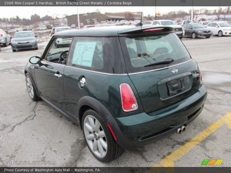 British Racing Green Metallic / Cordoba Beige 2006 Mini Cooper S Hardtop