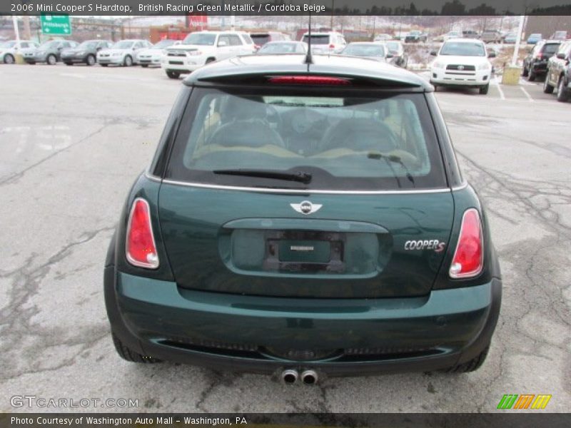 British Racing Green Metallic / Cordoba Beige 2006 Mini Cooper S Hardtop