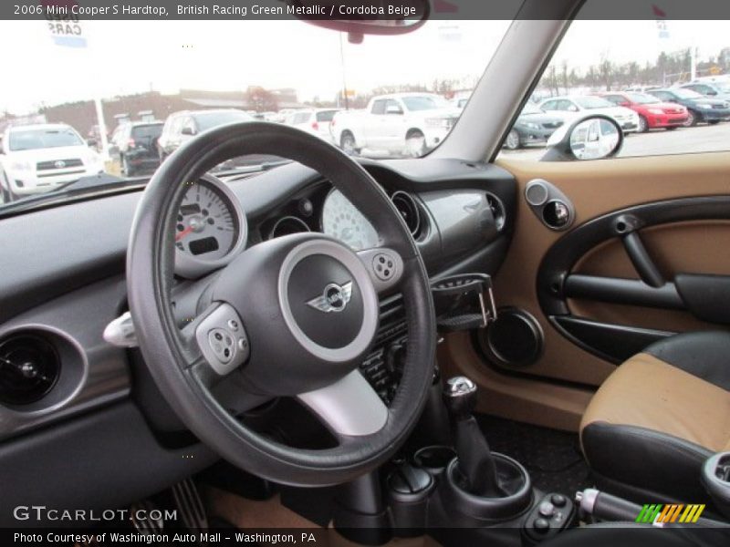 British Racing Green Metallic / Cordoba Beige 2006 Mini Cooper S Hardtop