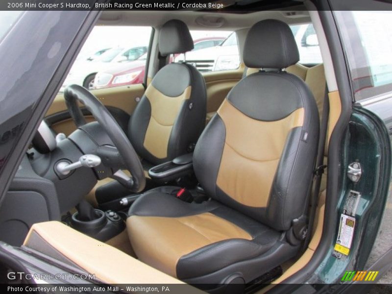 British Racing Green Metallic / Cordoba Beige 2006 Mini Cooper S Hardtop