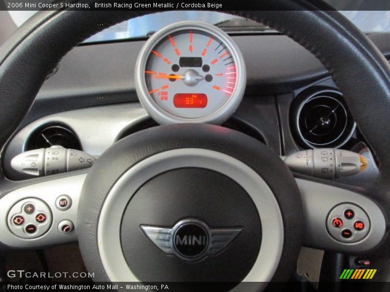 British Racing Green Metallic / Cordoba Beige 2006 Mini Cooper S Hardtop