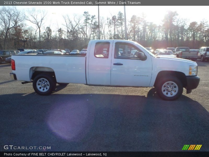 Summit White / Dark Titanium 2013 Chevrolet Silverado 1500 Work Truck Extended Cab